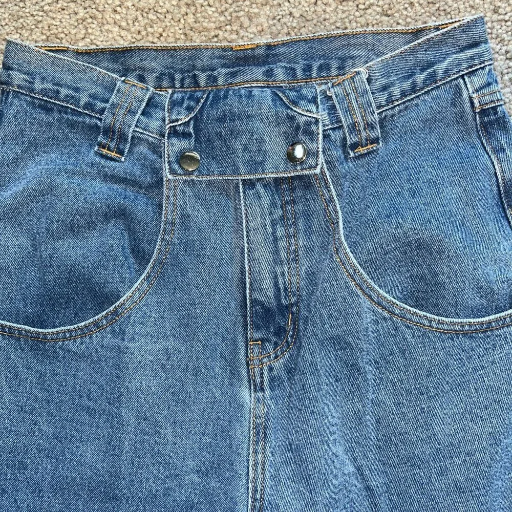 LIQUID LAGOON Y2K WIDE LEG DENIM JNCO STYLE  HEAVY BAGGY SKATER JEANS 30/32